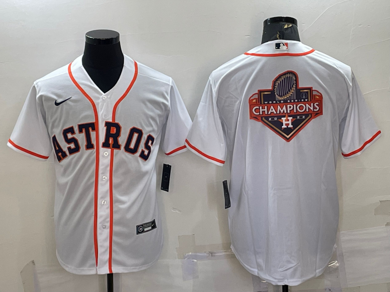Men's Houston Astros White Home Team Jersey